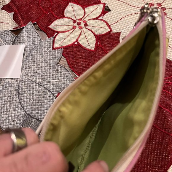 Coach multicolored Rainbow stripe wristlet wallet - Picture 3 of 4